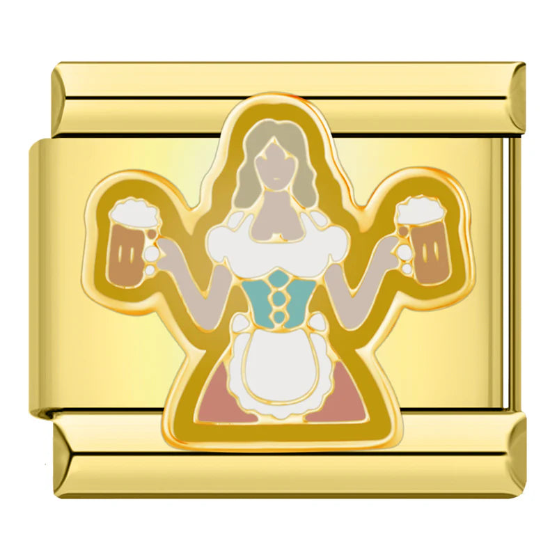 Lady with beers - Oktoberfest