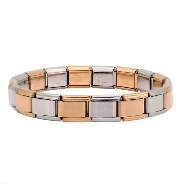 Rose gold-Silver - MyItalianBracelet