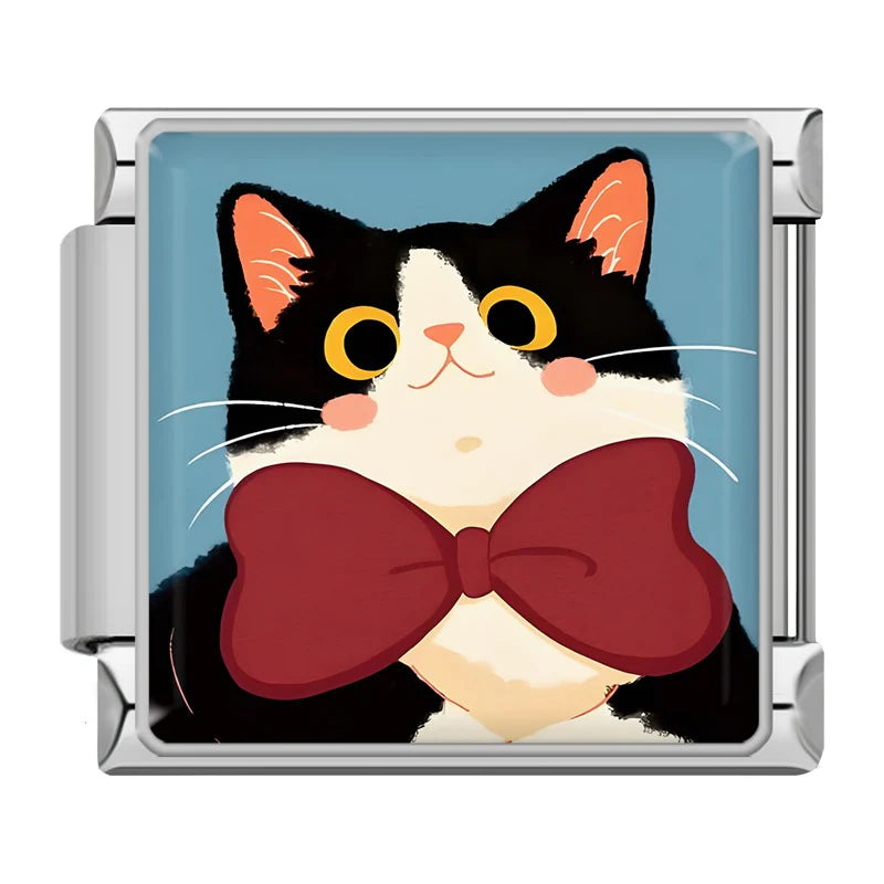 Bow tie on cat