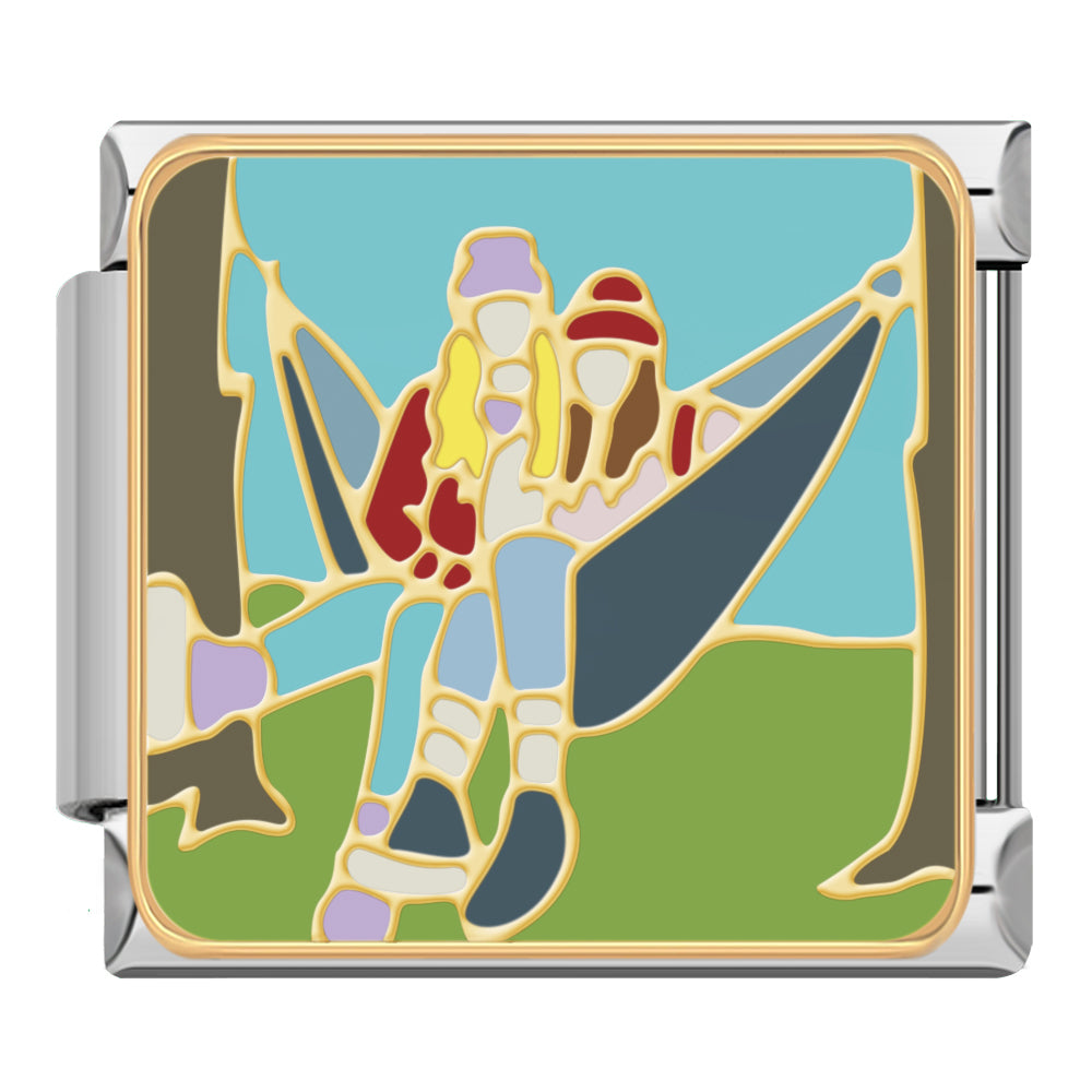 Besties in a hammock