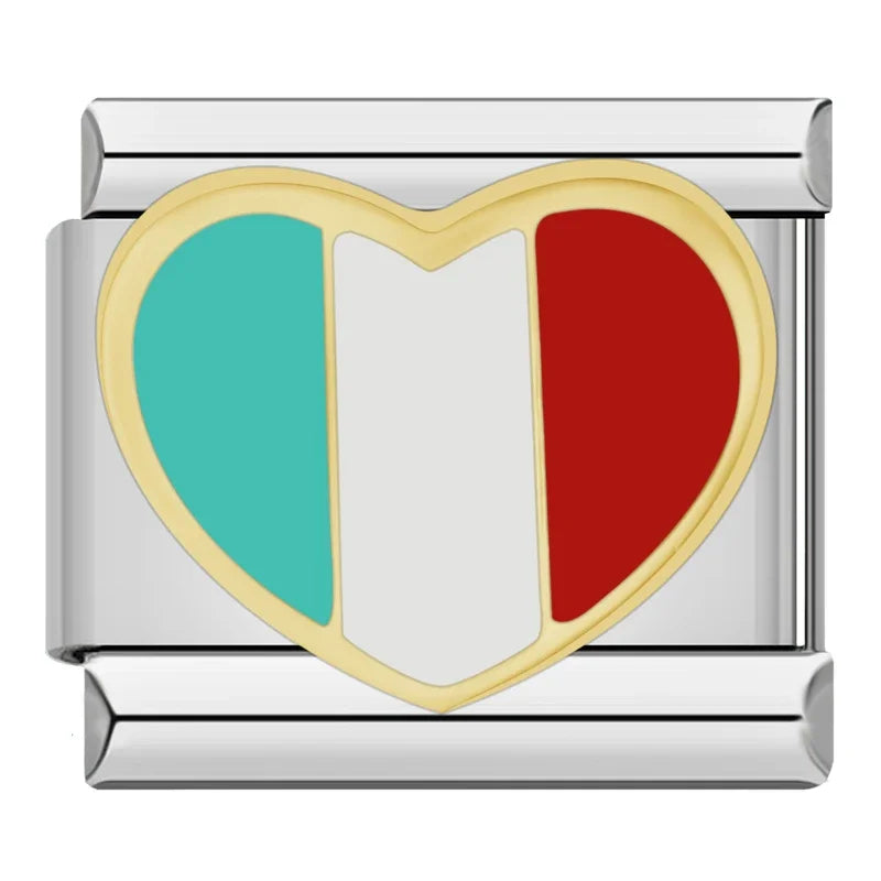 Flag of Italy heart