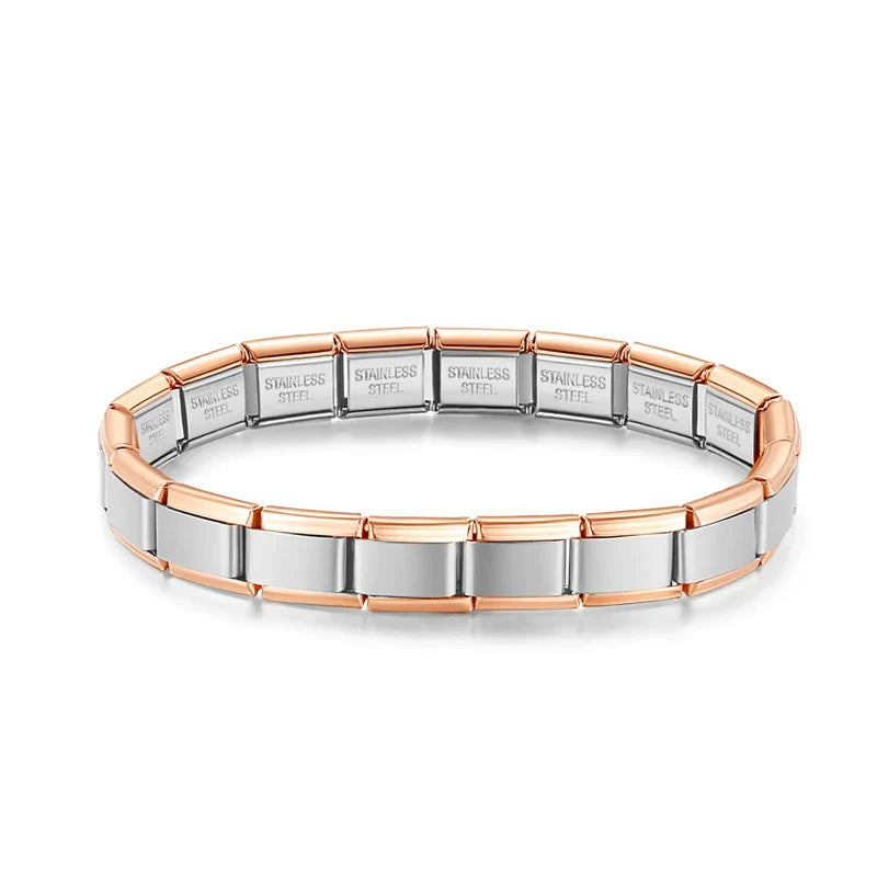 Silver-Rose gold