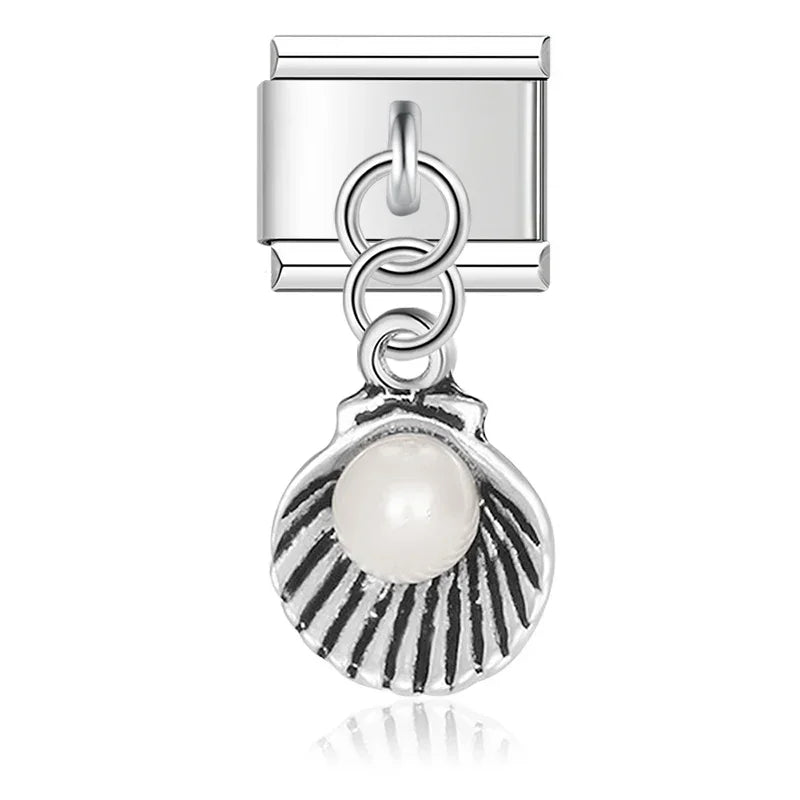 Seashell with a pearl