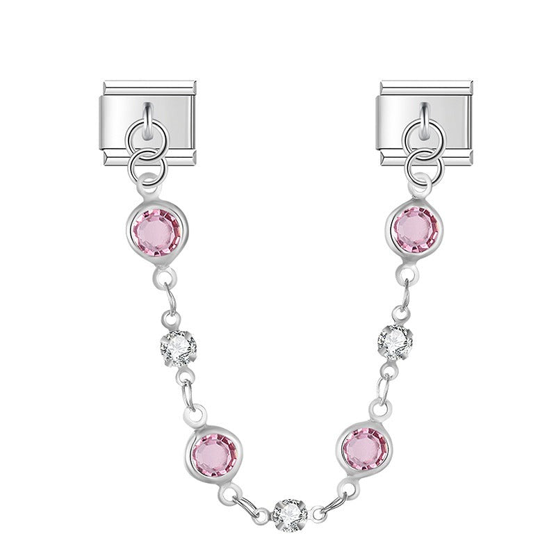 Linked pink stones