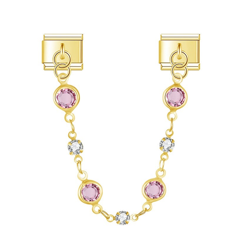 Linked pink stones