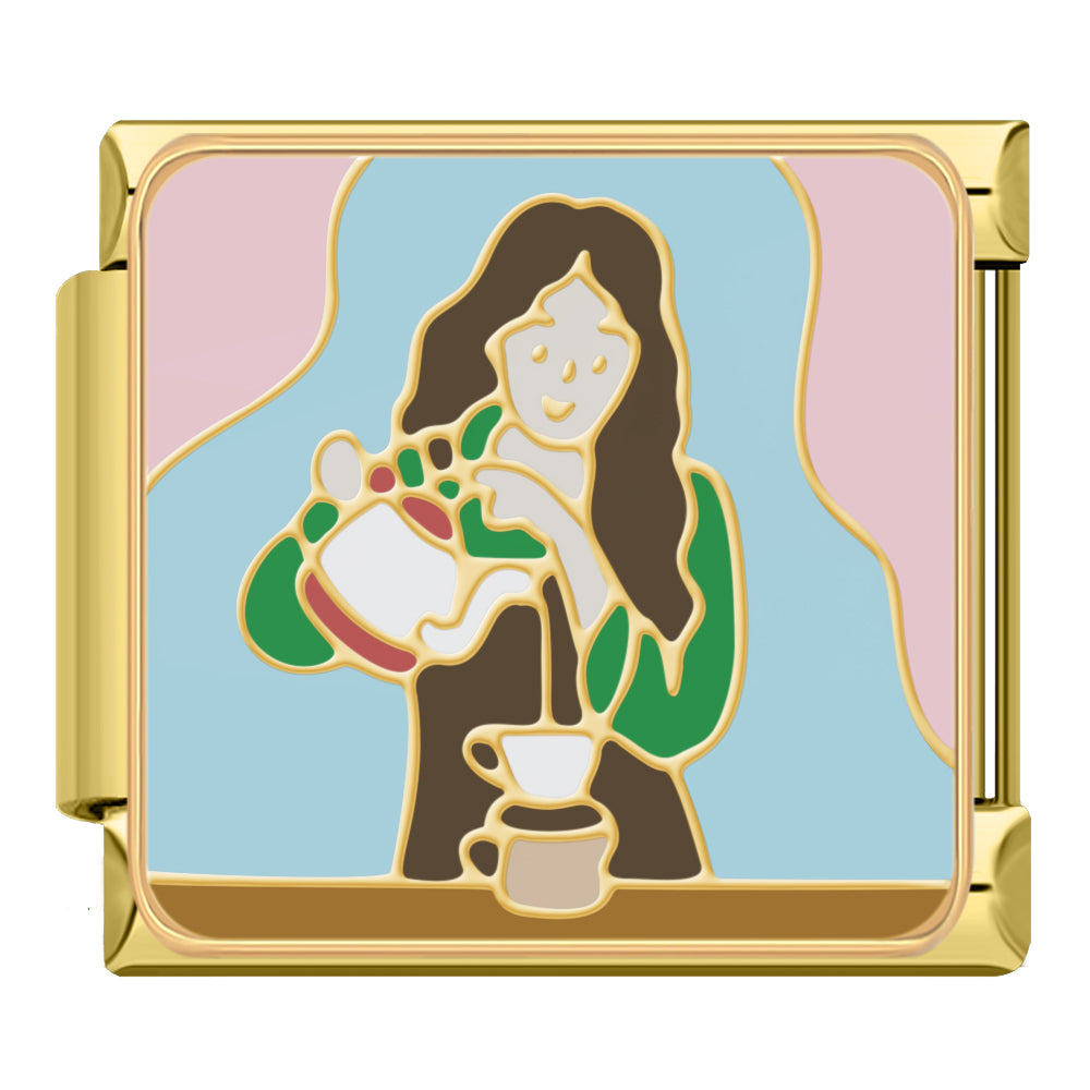 Making coffee
