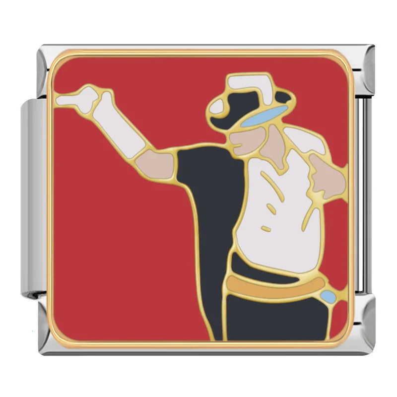 Michael Jackson Italian charm