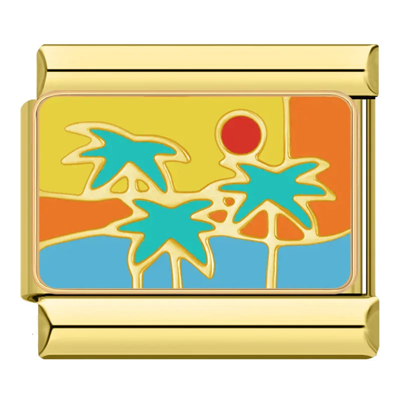Palm trees at the beach