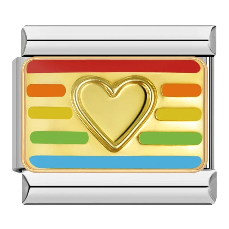 Rainbow heart