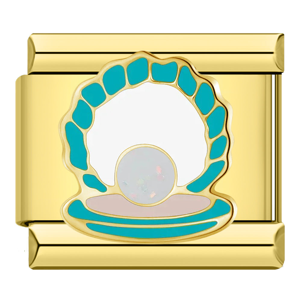 Seashell with a pearl