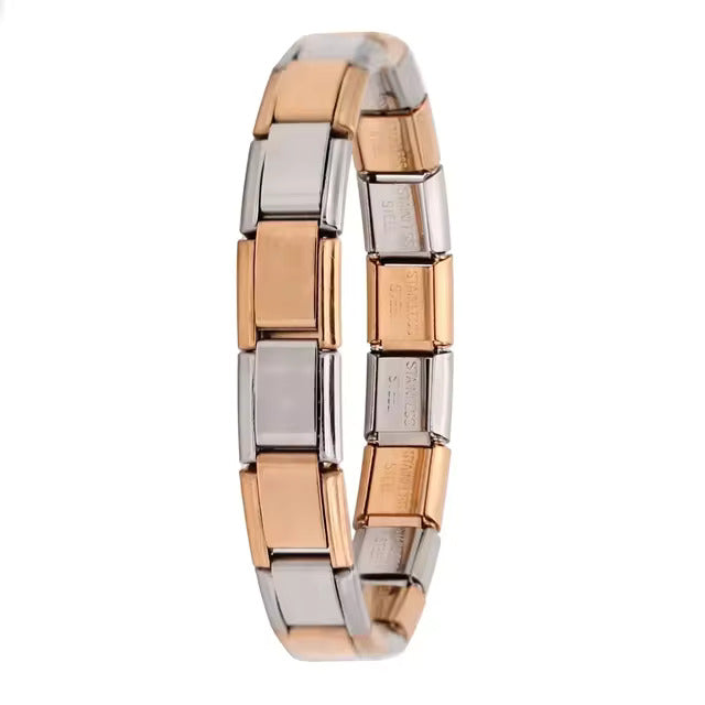 Rose gold-Silver - MyItalianBracelet