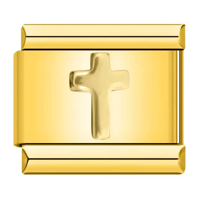 Golden cross - MyItalianBracelet