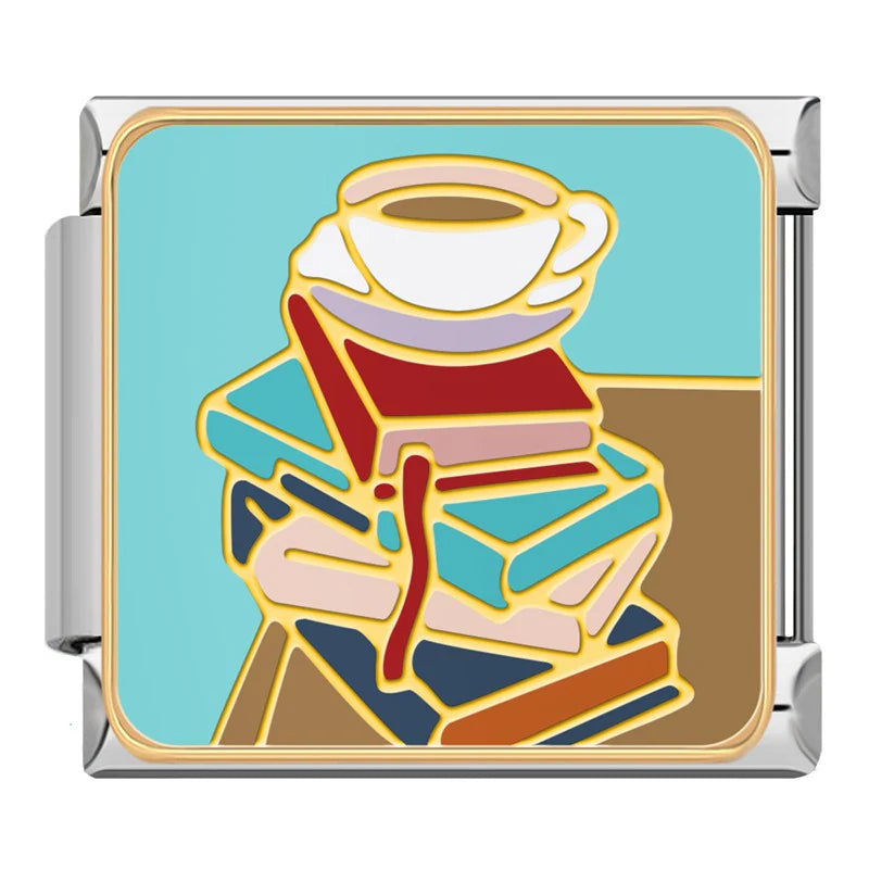 Books and coffee
