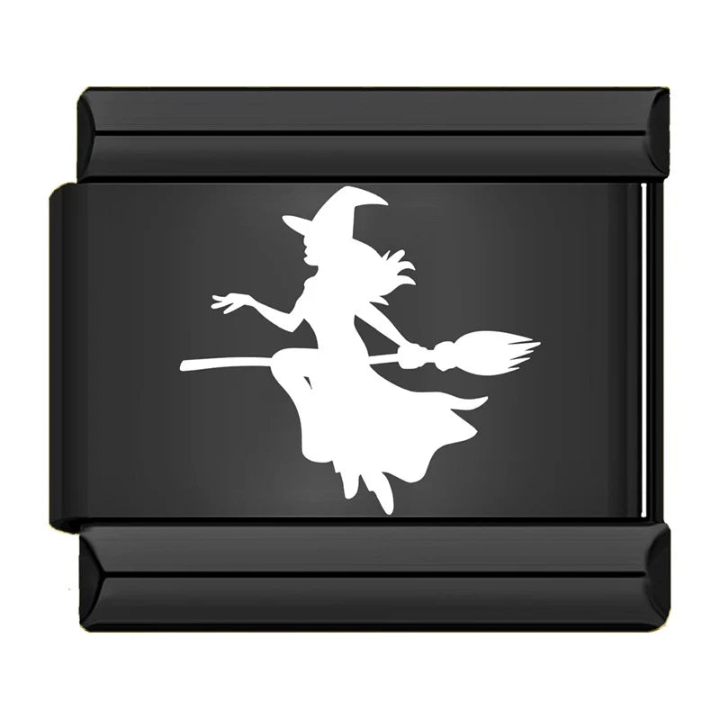 Witch on a broomstick