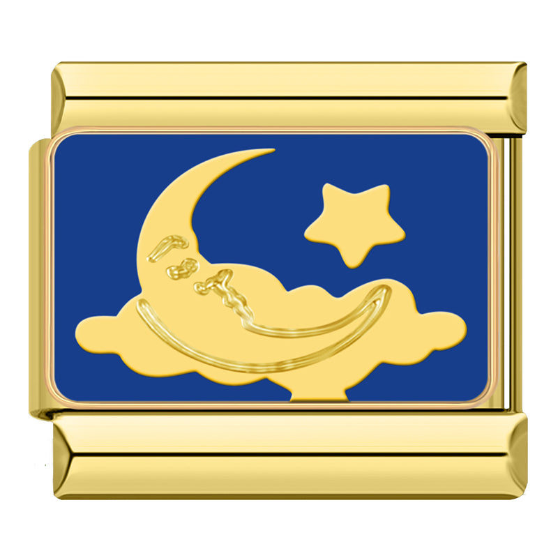 Moon and star