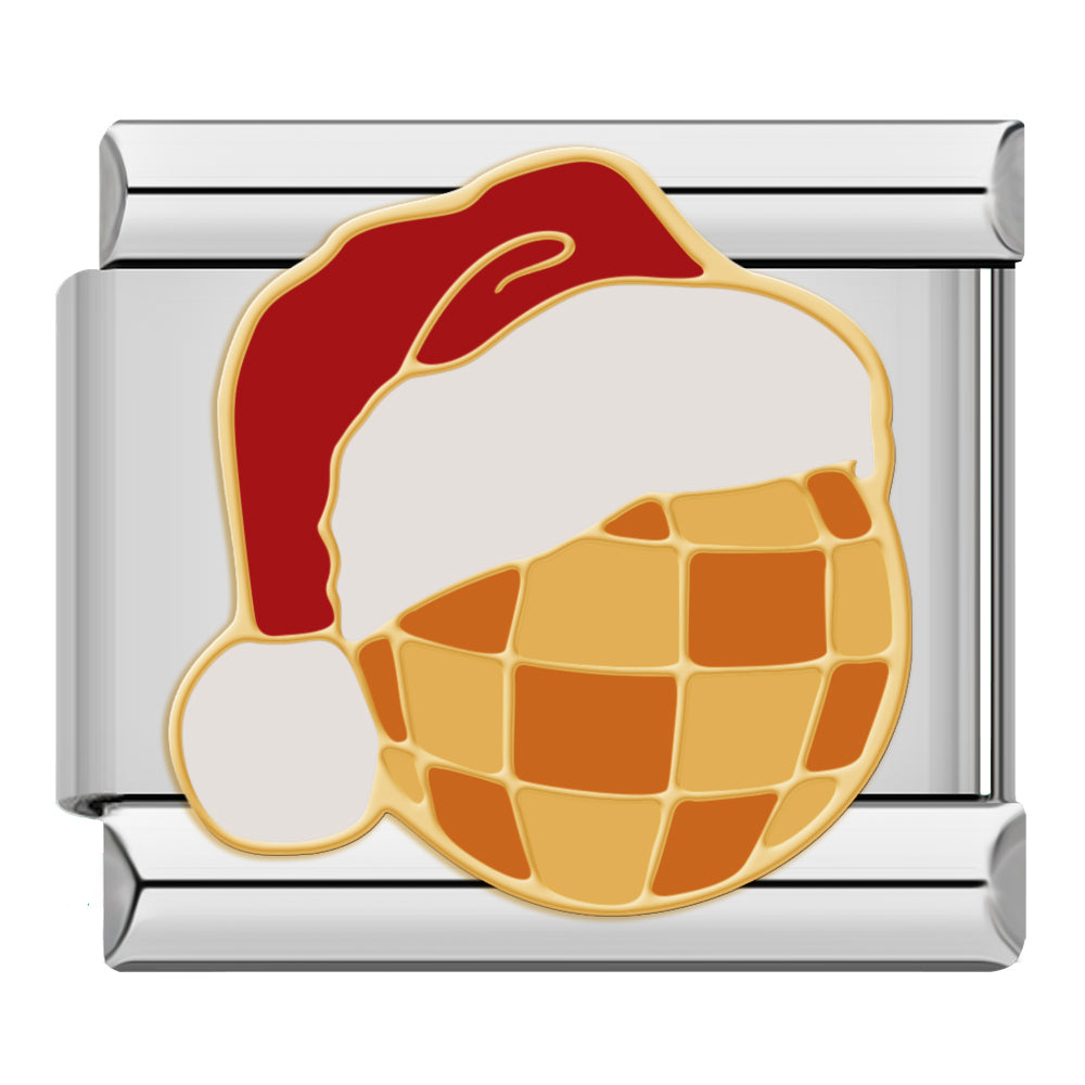 Disco ball Santa's hat
