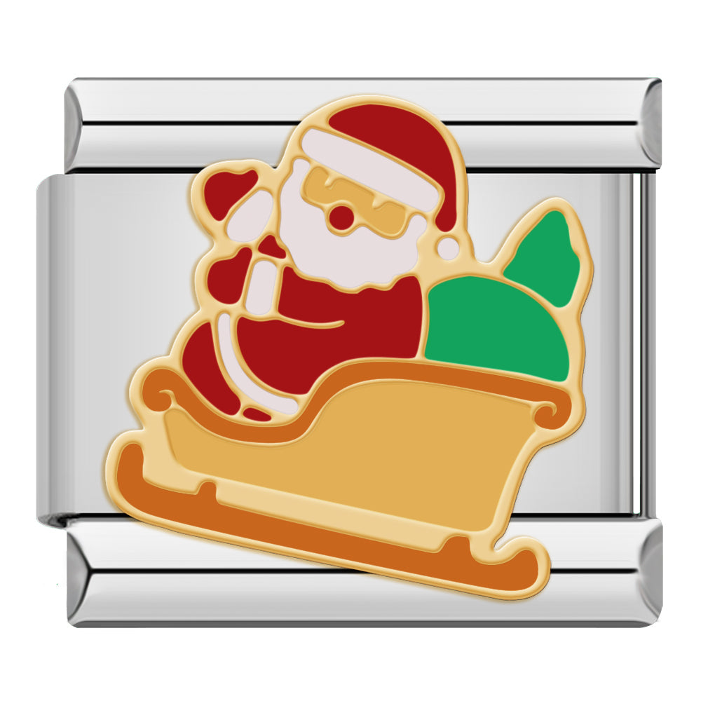 Santa Claus on the sleigh