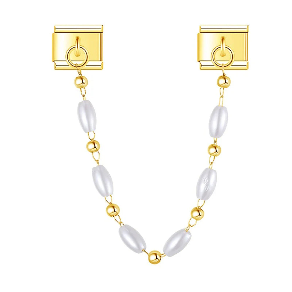 Linked shell beads