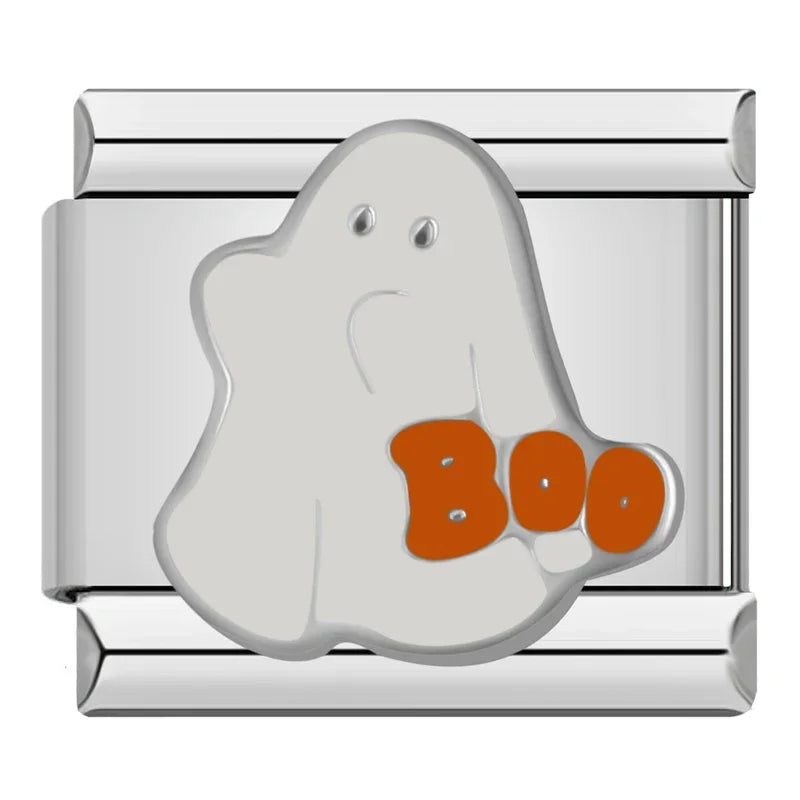 Ghost boo Italian charm