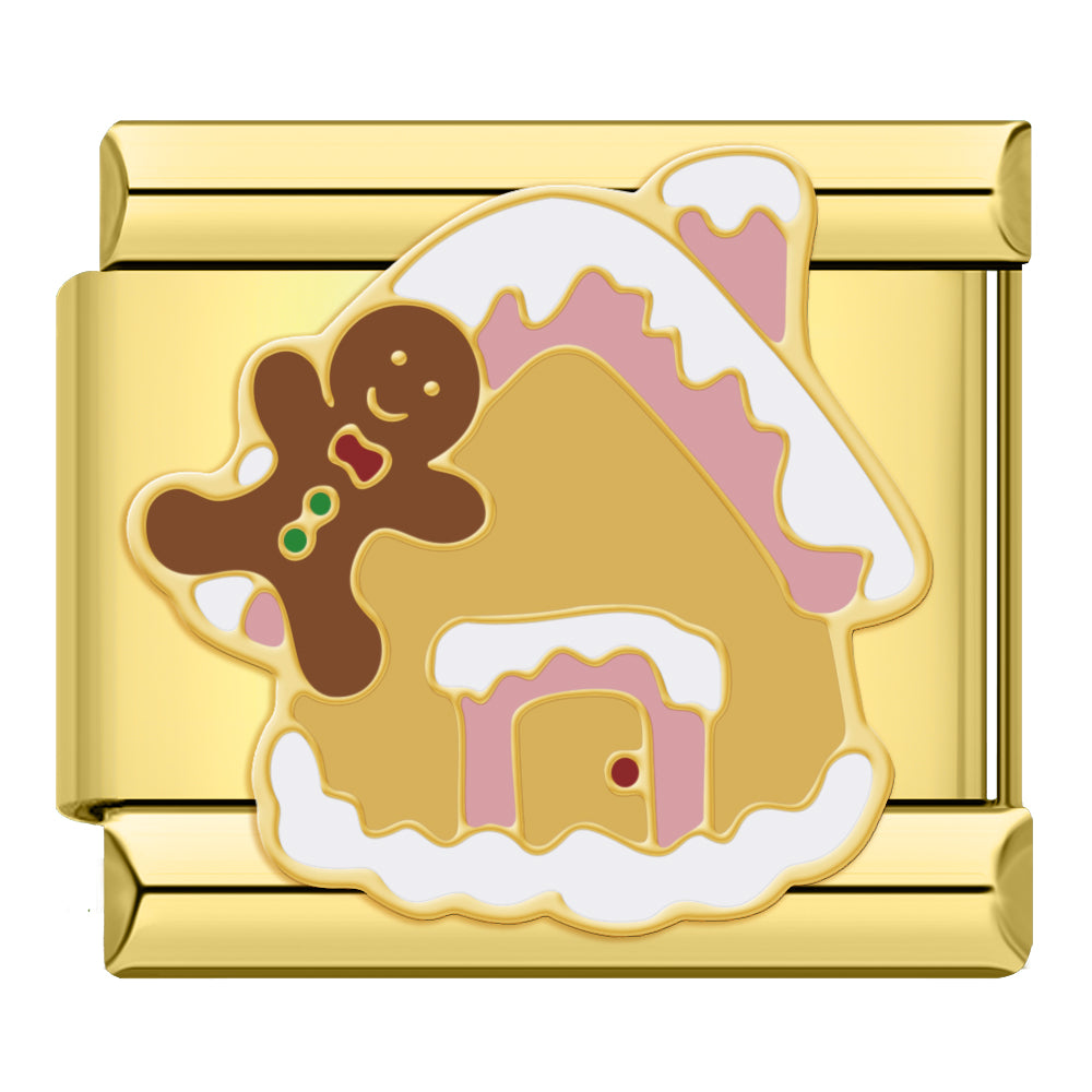 Gingerbread man and house