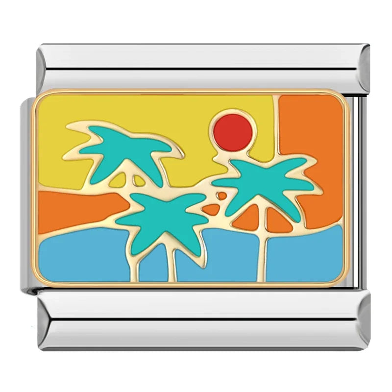 Palm trees at the beach - MyItalianBracelet