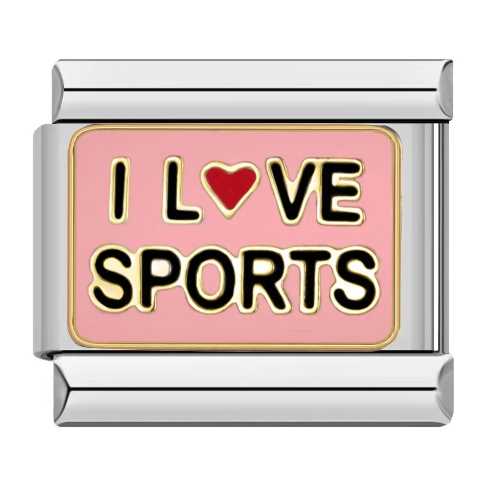 I love sports - MyItalianBracelet