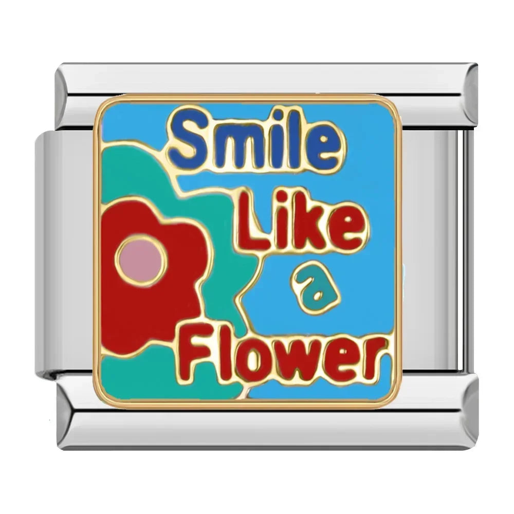 Smile like a flower - MyItalianBracelet