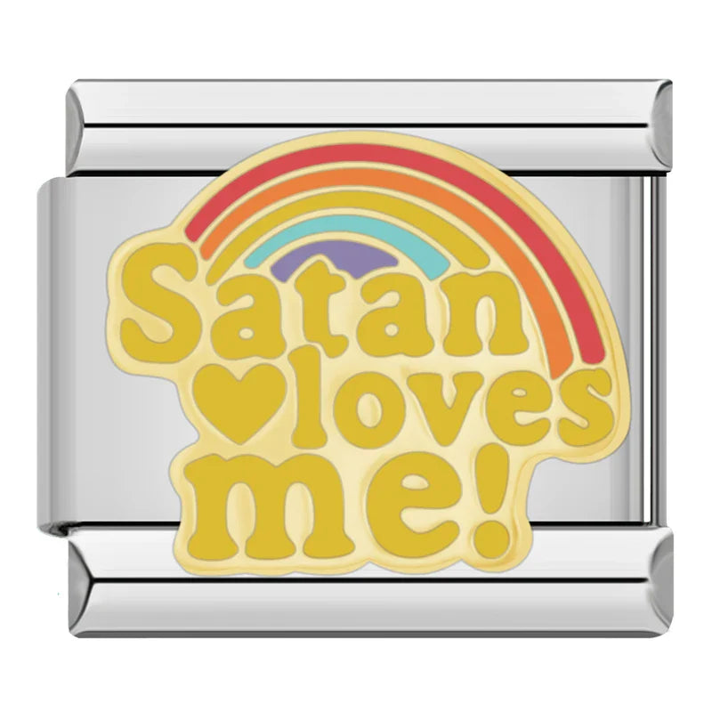 Satan loves me! - MyItalianBracelet