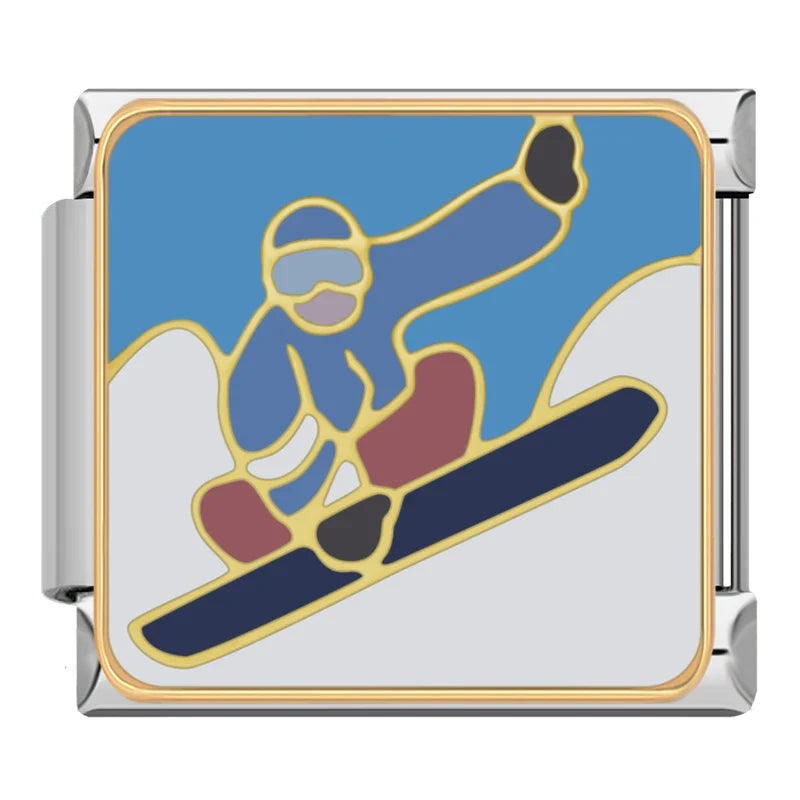 Snowboarding - MyItalianBracelet