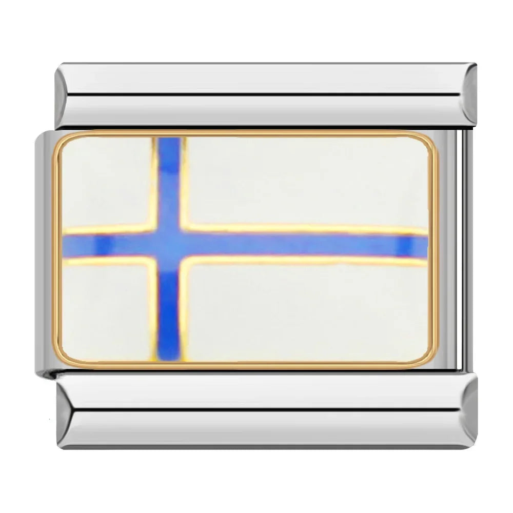 Finnish flag - MyItalianBracelet