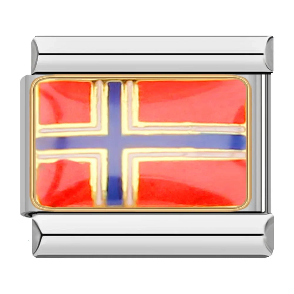 Norwegian flag - MyItalianBracelet