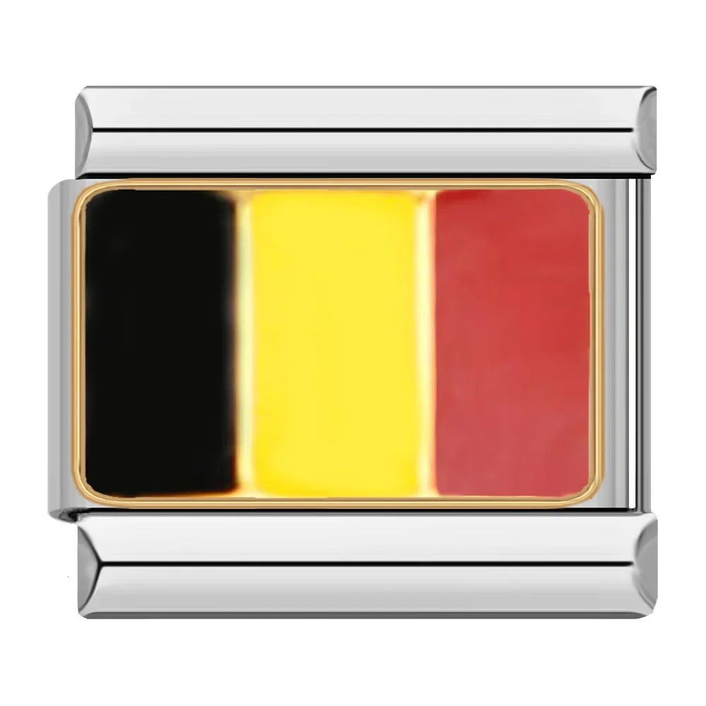 Belgian flag - MyItalianBracelet