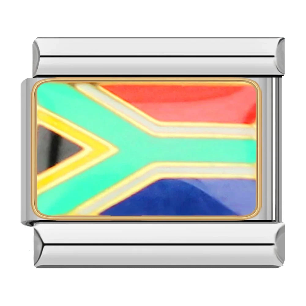 South African flag - MyItalianBracelet