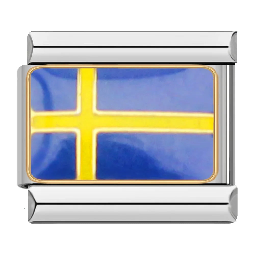 Swedish flag - MyItalianBracelet