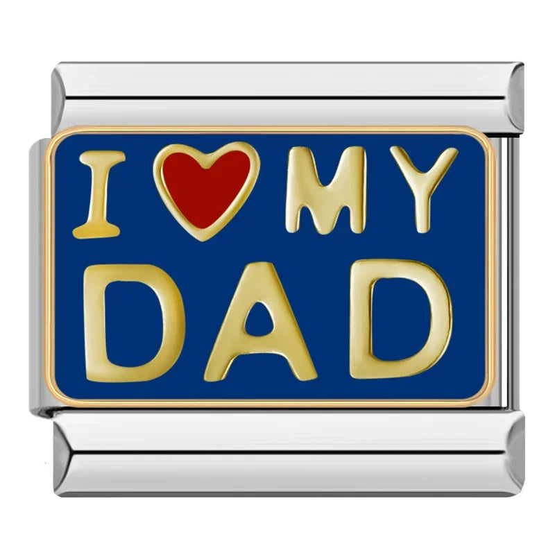 I love my dad - MyItalianBracelet