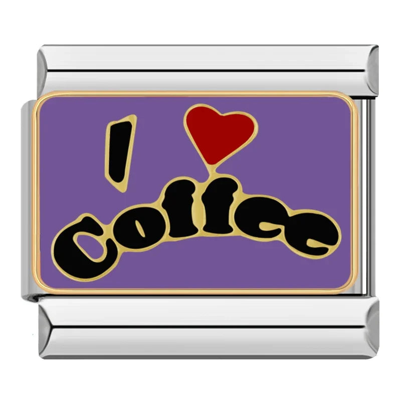 I love coffee - MyItalianBracelet