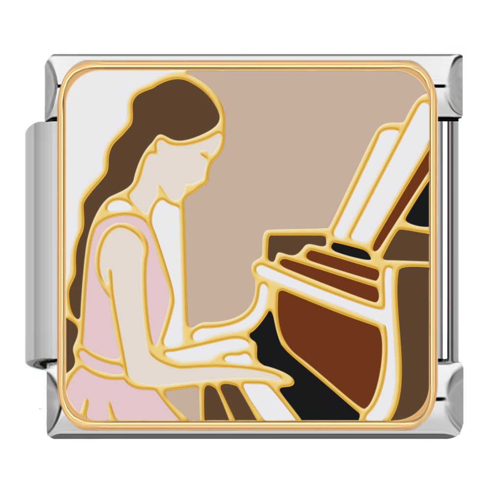 Playing piano