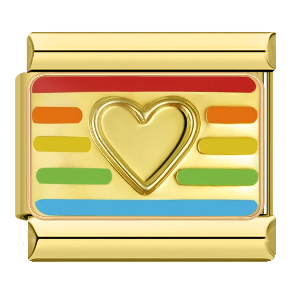 Rainbow heart