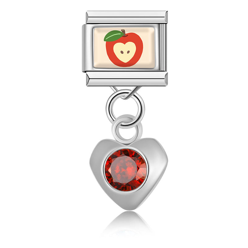 Red heart apple