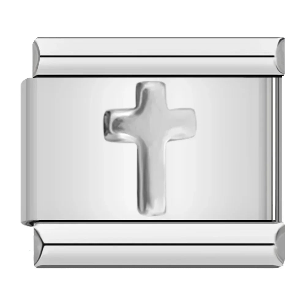 Silver cross - MyItalianBracelet