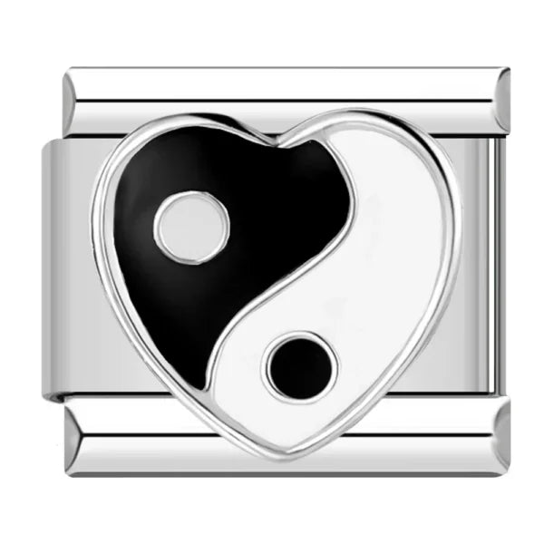 Yin yang heart - MyItalianBracelet