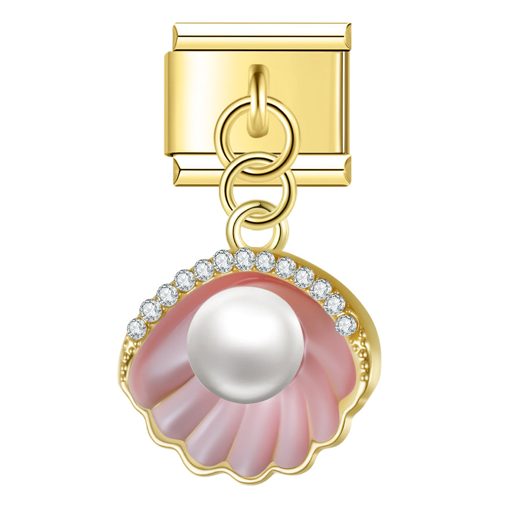 Seashell with a pearl
