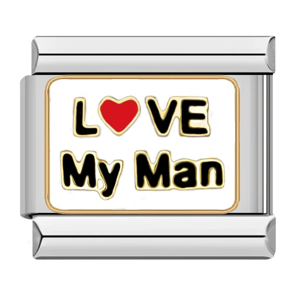 Love my man - MyItalianBracelet