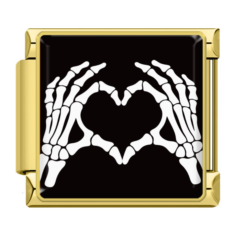 Skeleton Heart Hands