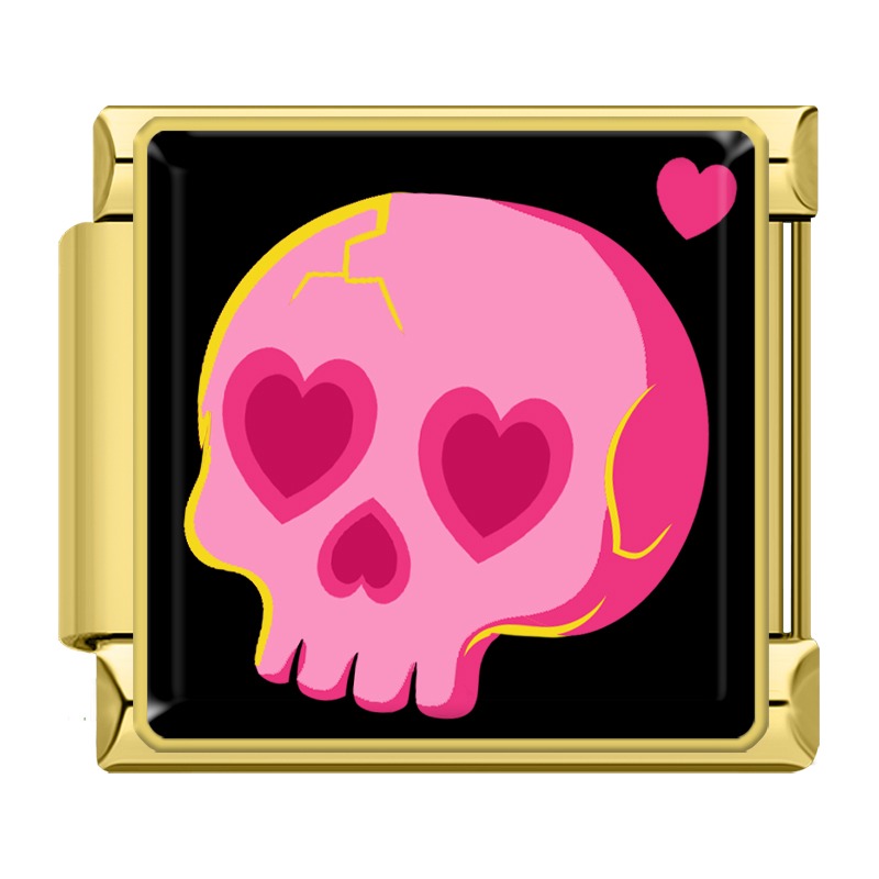 Pink skull