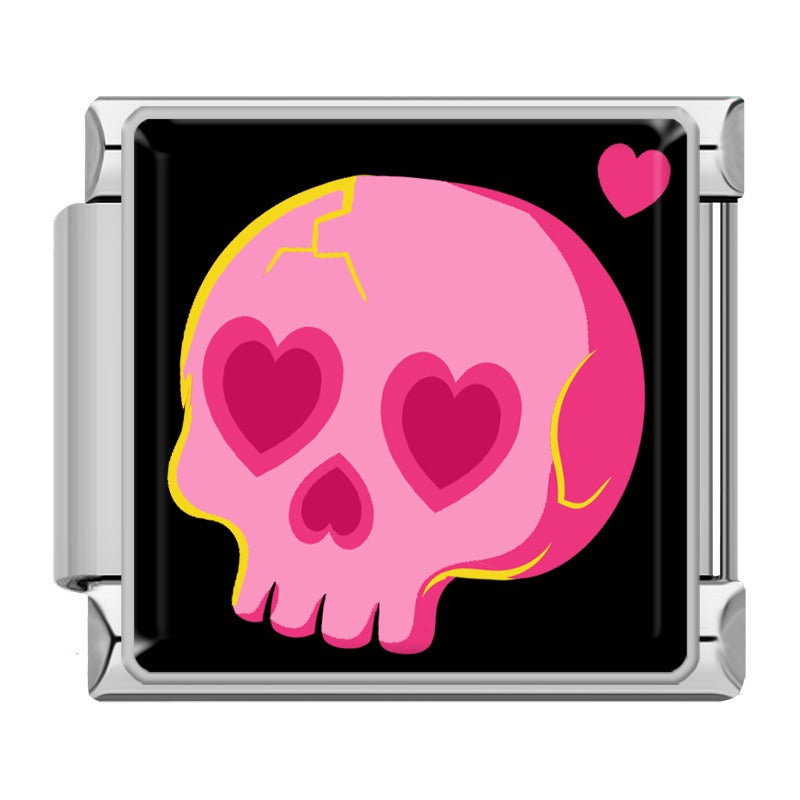 Pink skull