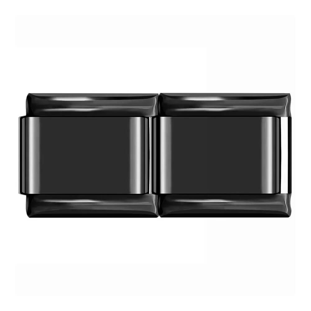 Two plain black